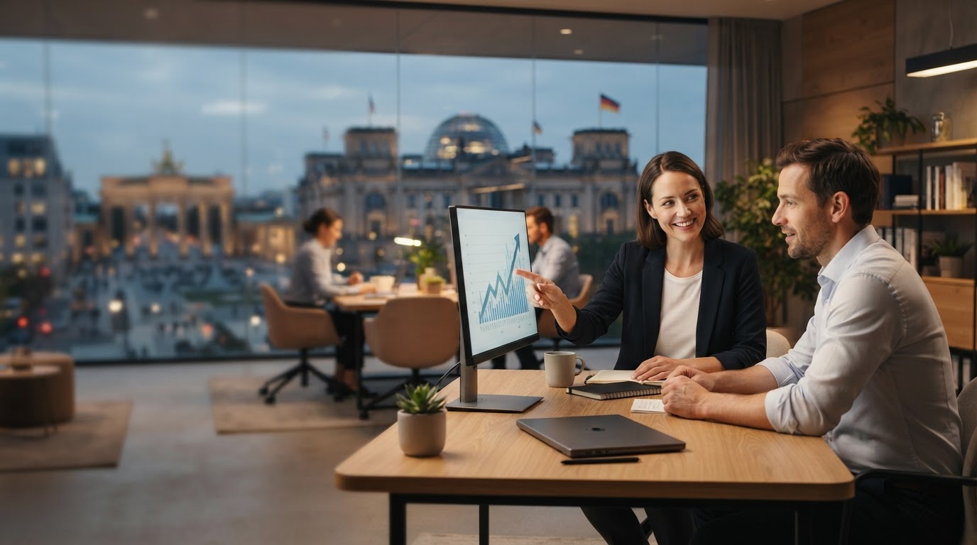 Bison Web Plattform-Oberfläche mit KI-gestützter Portfolio-Analyse